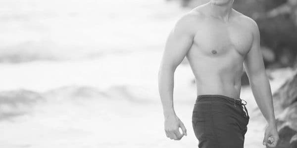 Man representing male tummy tuck surgery