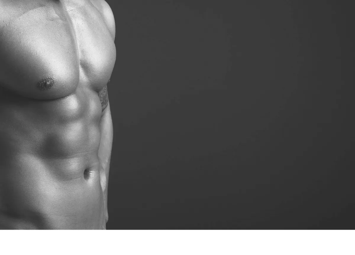 Male body sculpting and liposuction consultation in Tampa